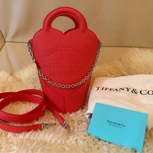 Tiffany & Co. Red Mini Bag with Chain